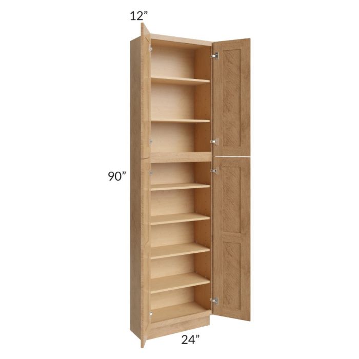 Midtown Timber Shaker 24x12x90 Pantry Cabinet 