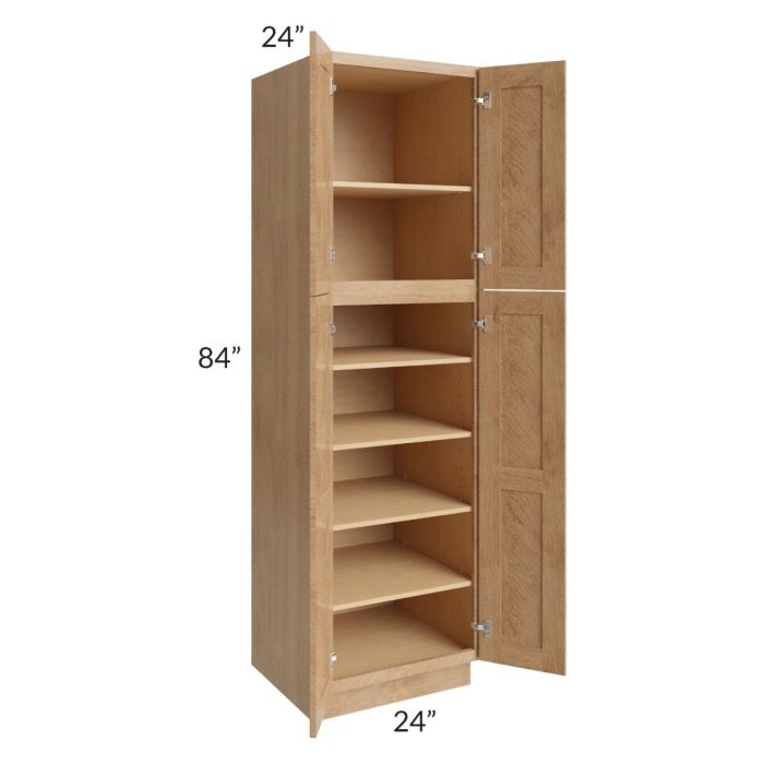 Midtown Timber Shaker 24x24x84 Pantry Cabinet