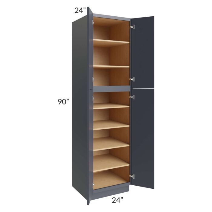 Vienna Indigo 24x24x90 Pantry Cabinet