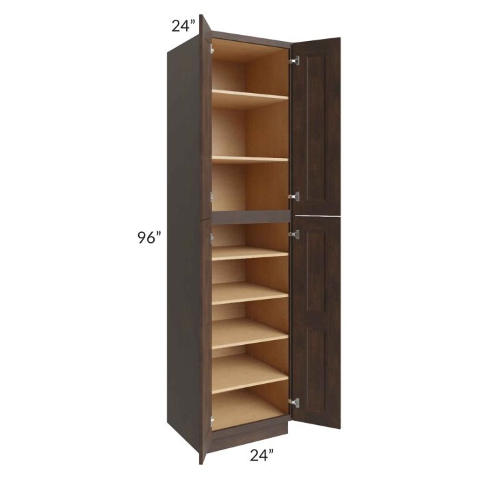 Tuscan Kona Brown 24x24x96 Pantry Cabinet