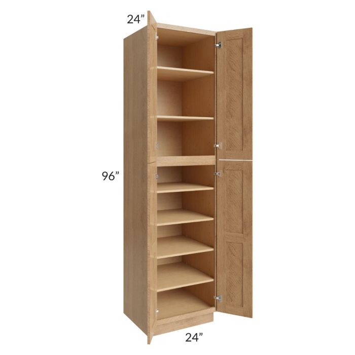 Midtown Timber Shaker 24x24x96 Pantry Cabinet