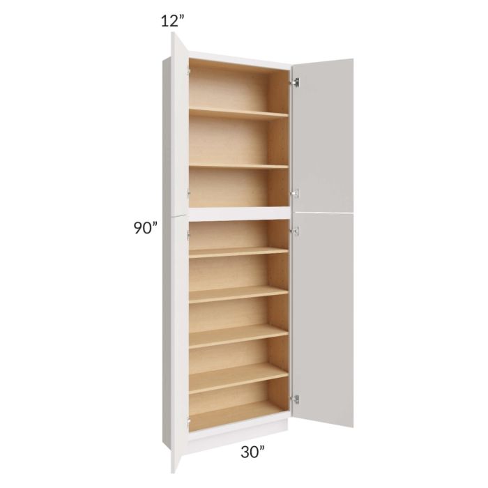 Vienna Cloud 30x12x90 Pantry Cabinet 