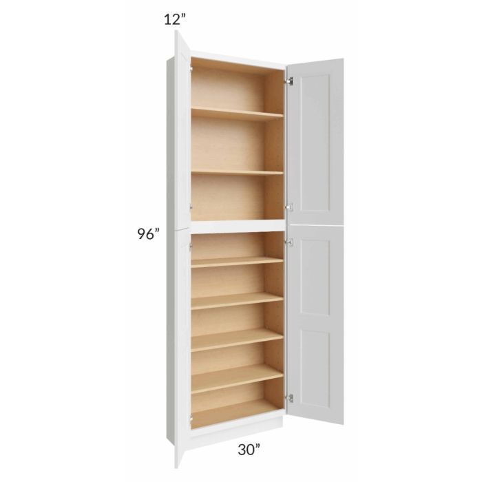 Salem White 30x12x96 Pantry Cabinet 