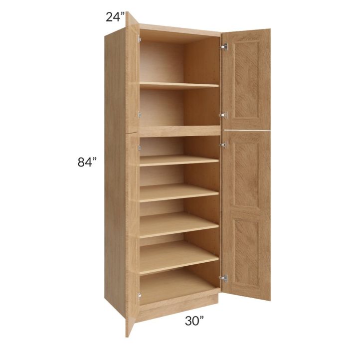 Tuscan Timber 30x24x84 Pantry Cabinet