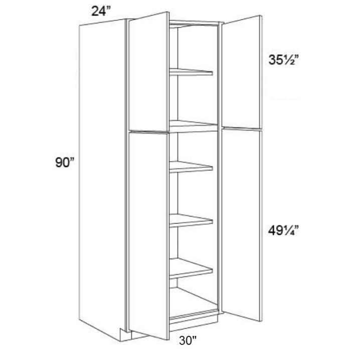 30x24x90 Pantry Cabinet