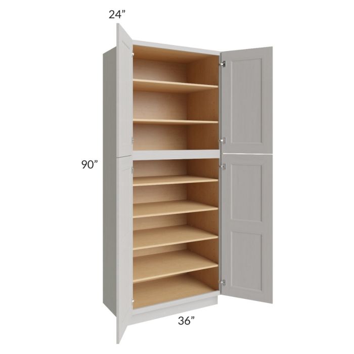 Salem Light Grey 36x24x90 Pantry Cabinet