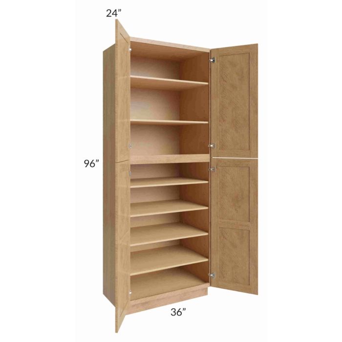 Midtown Timber Shaker 36x24x96 Pantry Cabinet
