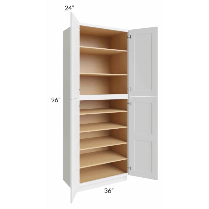Union White 36x24x96 Pantry Cabinet