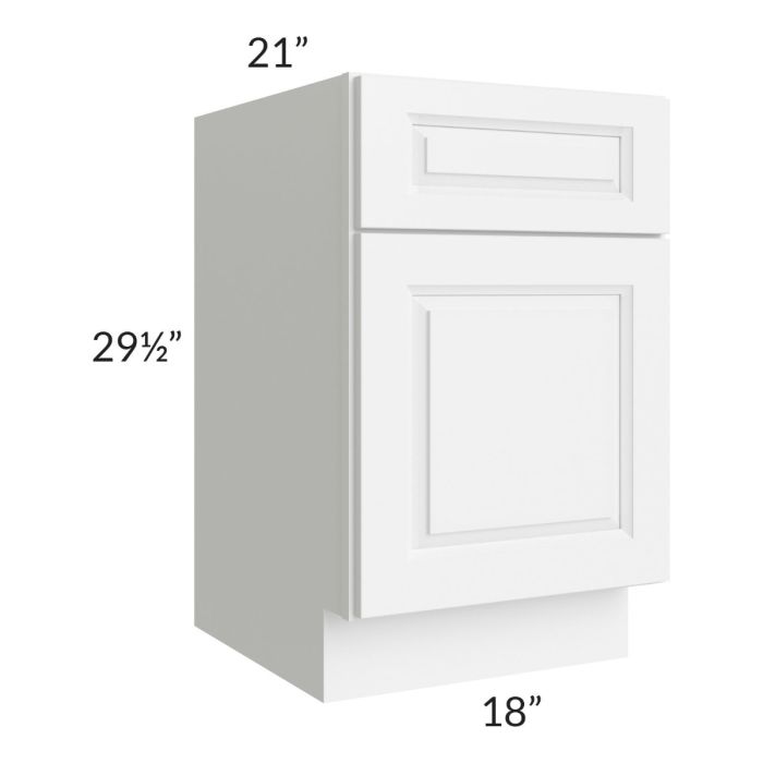 Lakewood White 18" Drawer File Base Cabinet