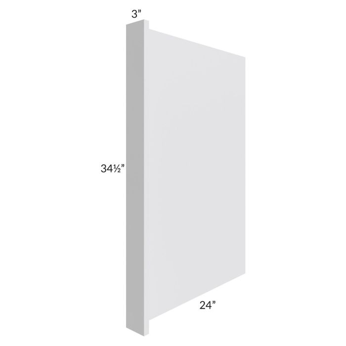 Lakewood White Appliance End Panel 