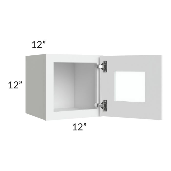 Lakewood White 12x12 Decorative Wall Cabinet