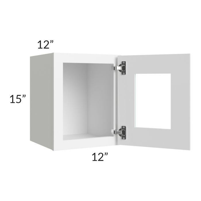 Lakewood White 12x15 Decorative Wall Cabinet