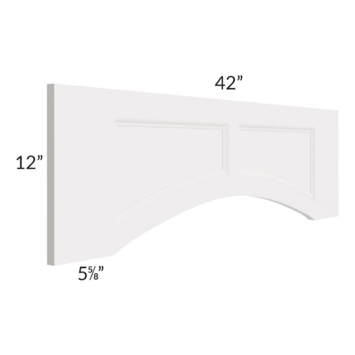 Tuscan Cloud 42" Arched Raised Panel Valance (Trimmable)