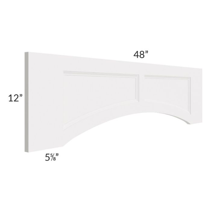 Tuscan Cloud 48" Arched Recessed Panel Valance (Trimmable)