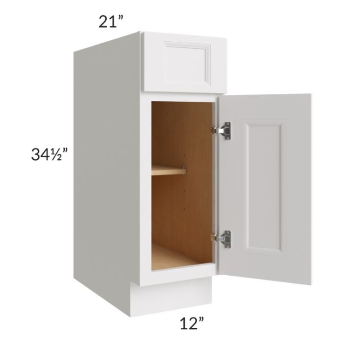 Tuscan Cloud 12" Vanity Base Cabinet