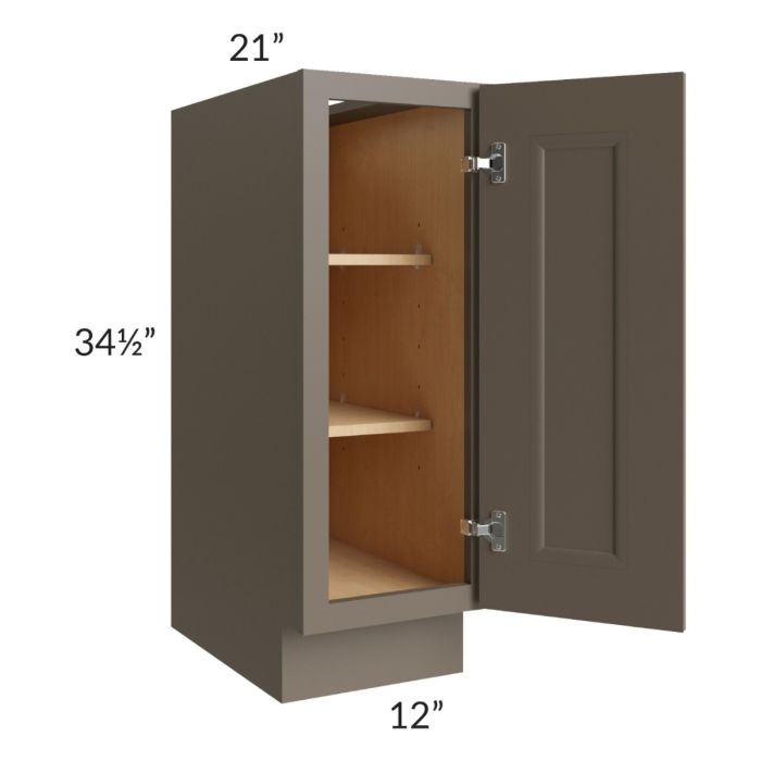 Tuscan Stone 12" Full Height Door Vanity Base Cabinet