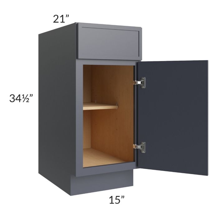 Vienna Indigo 15" Vanity Base Cabinet