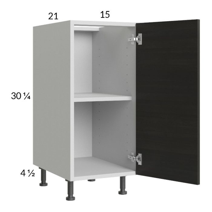 Euro Cafe 15" Full Height Door Vanity Base Cabinet
