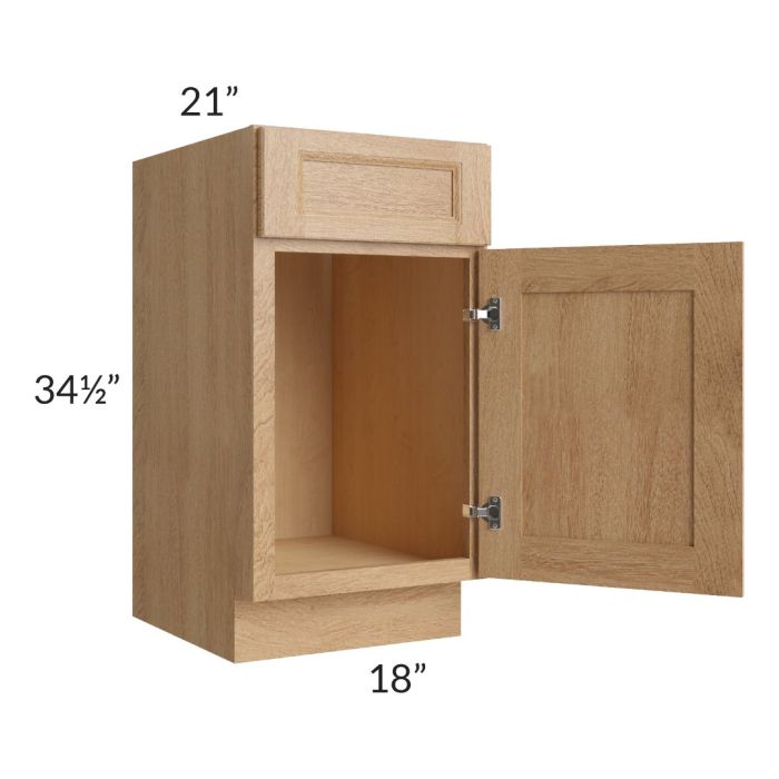 Tuscan Timber 18" Vanity Base Cabinet