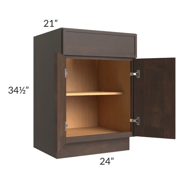 Vienna Kona Brown 24" Vanity Base Cabinet