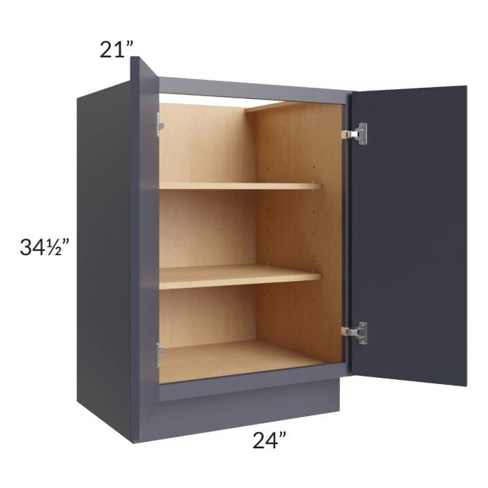 Vienna Indigo 24" Full Height Door Vanity Base Cabinet