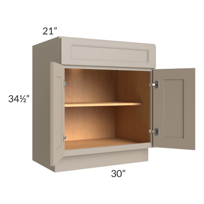 Tuscan Oyster 30" Vanity Base Cabinet