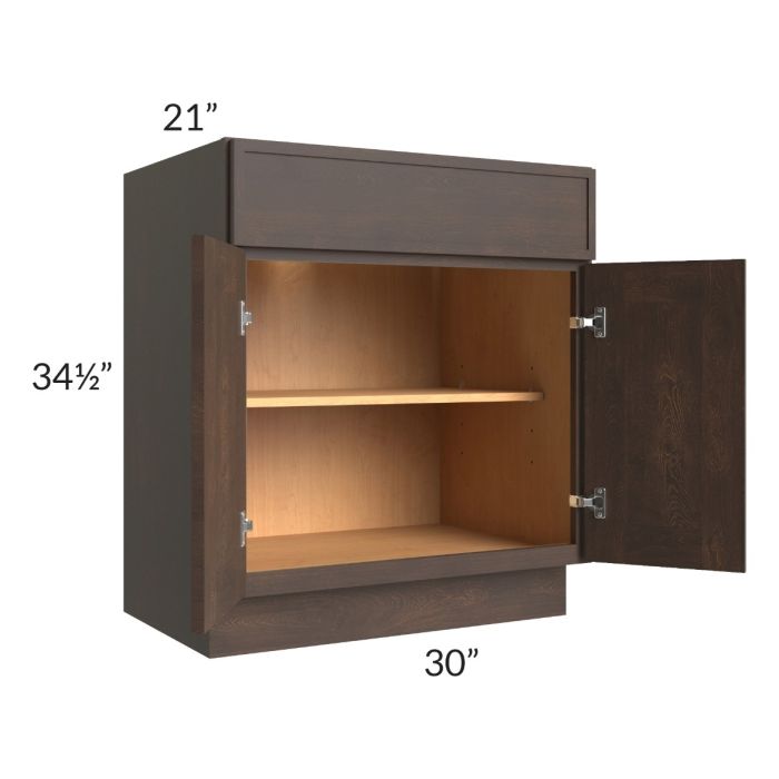 Vienna Kona Brown 30" Vanity Base Cabinet