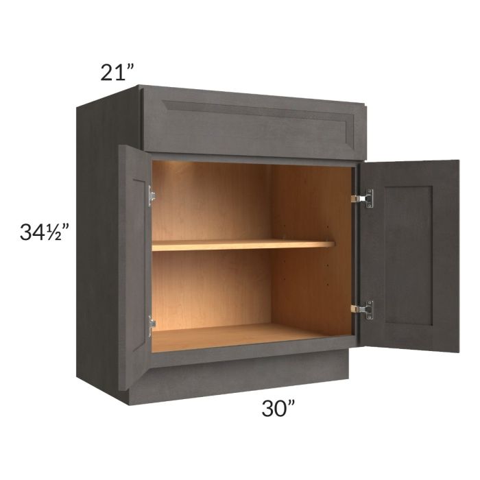 Salem Dark Grey 30" Vanity Base Cabinet