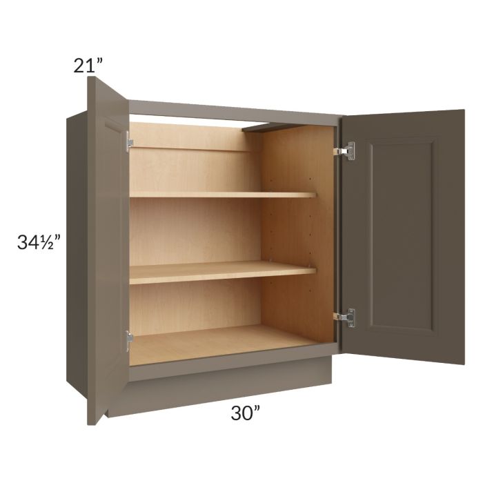 Tuscan Stone 30" Full Height Door Vanity Base Cabinet