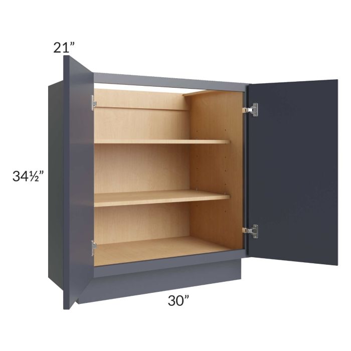 Vienna Indigo 30" Full Height Door Vanity Base Cabinet