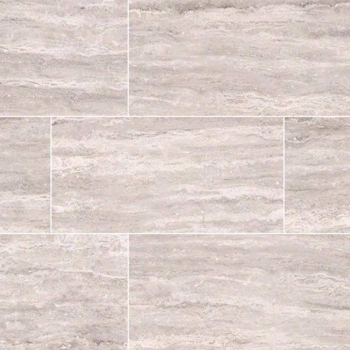 Veneto White 12" x 24" Polished Porcelain Tile