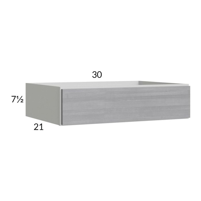 Euro Grey 30" Knee Drawer