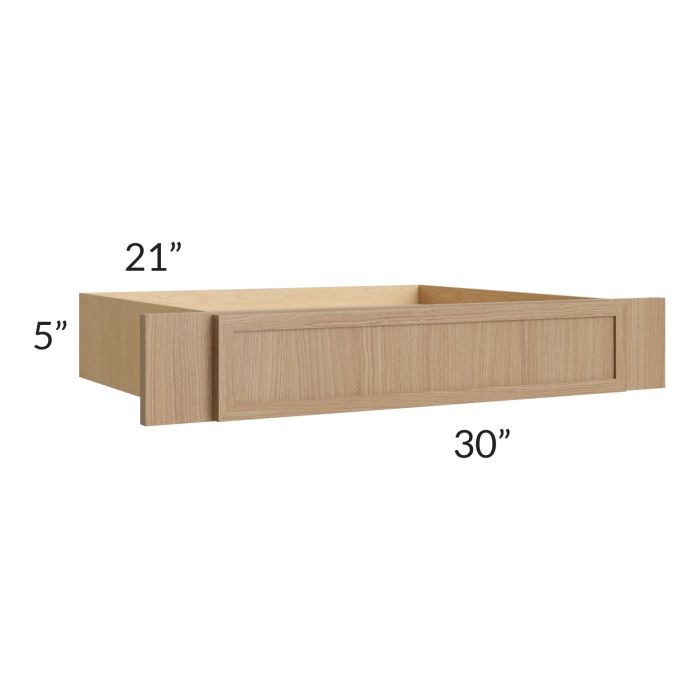 Township Rift Oak 30" Vanity Knee Drawer