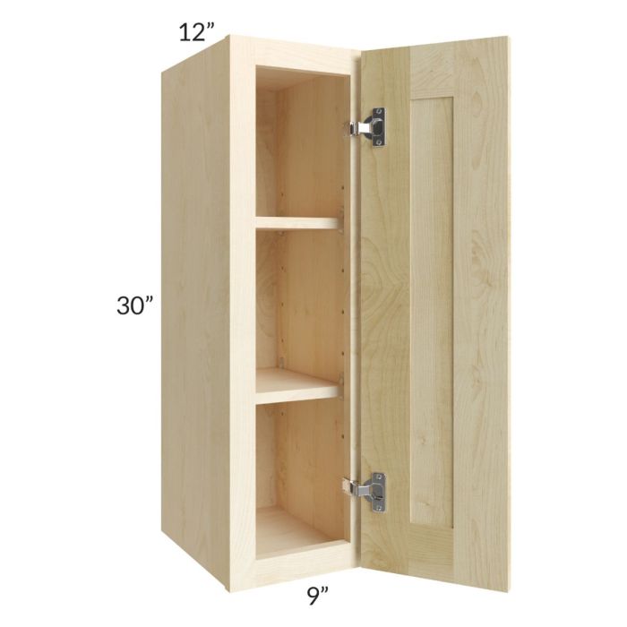 Unfinished Shaker 9x30 Wall Cabinet