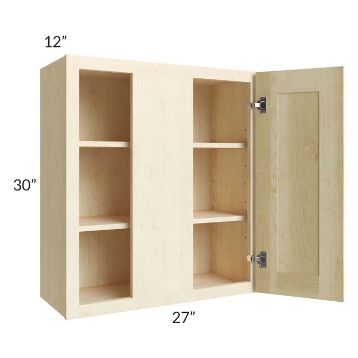 Unfinished Shaker 27x30 Wall Blind Cabinet