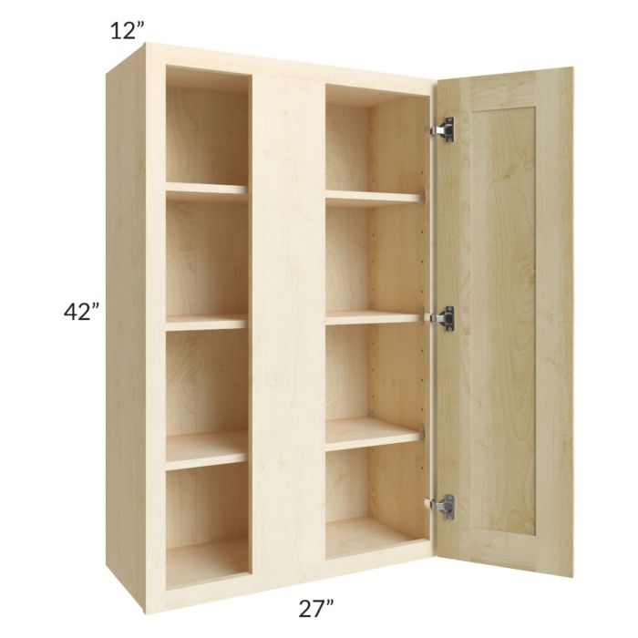 Unfinished Shaker 27x42 Wall Blind Cabinet