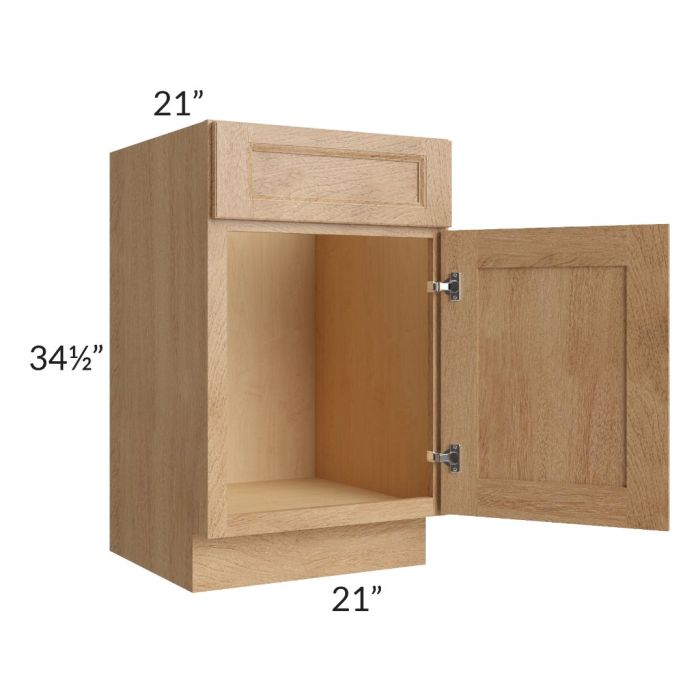 Tuscan Timber 21" Vanity Sink Base Cabinet