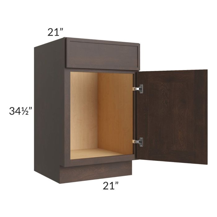 Vienna Kona Brown 21" Vanity Sink Base Cabinet