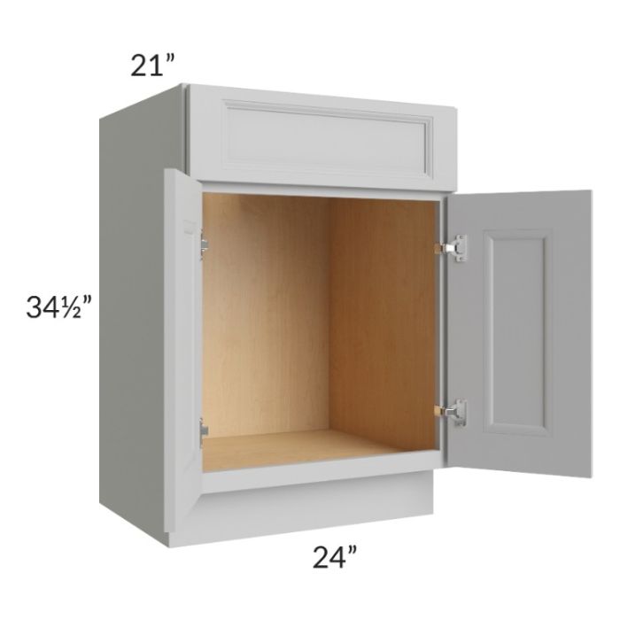 Tuscan Painted Grey 24" Vanity Sink Base Cabinet