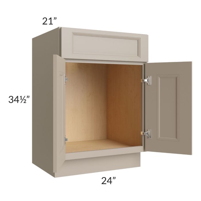 Tuscan Oyster 24" Vanity Sink Base Cabinet