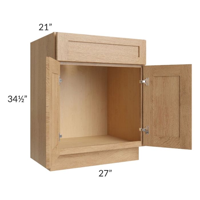 Midtown Timber Shaker 27" Vanity Sink Base Cabinet