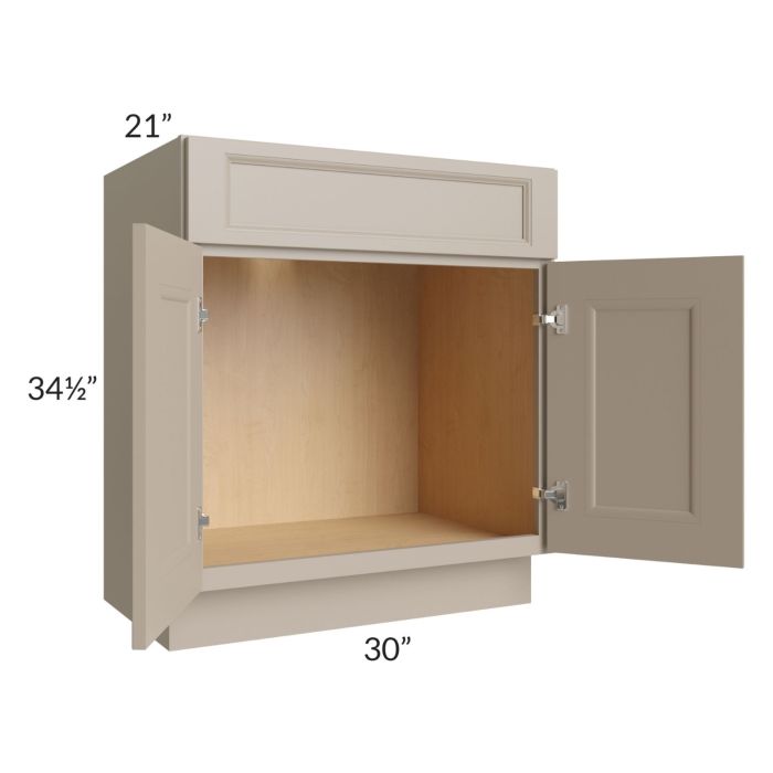 Tuscan Oyster 30" Vanity Sink Base Cabinet