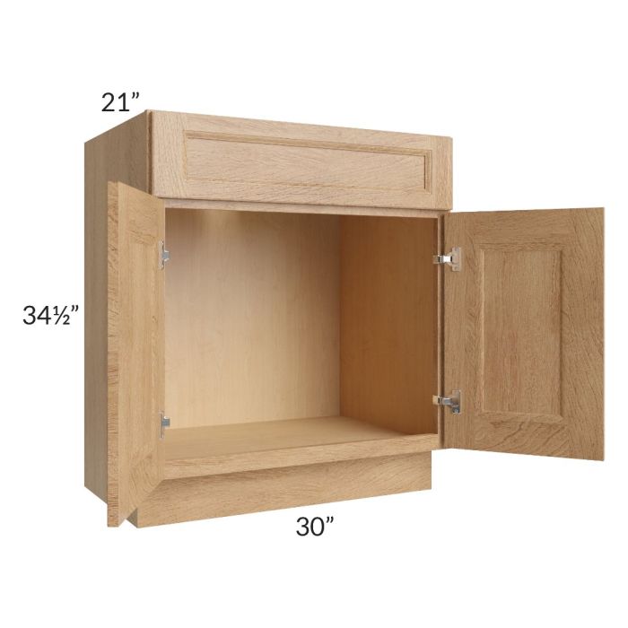 Tuscan Timber 30" Vanity Sink Base Cabinet