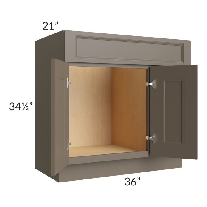 Tuscan Stone 36" Vanity Sink and Drawer Combo (Drawers on Right)