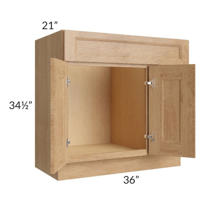 Tuscan Timber 36" Vanity Sink and Drawer Combo (Drawers on Right)