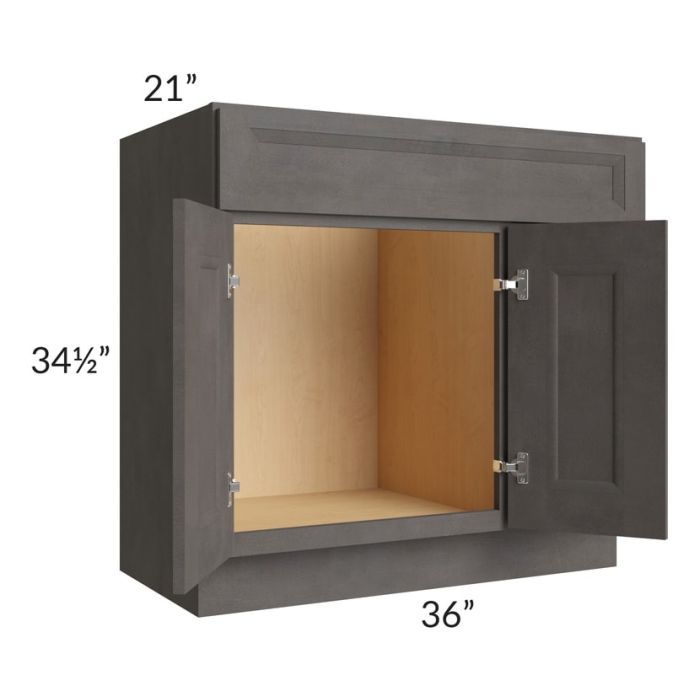 36" Vanity Sink and Drawer Combo (Drawers on Right)