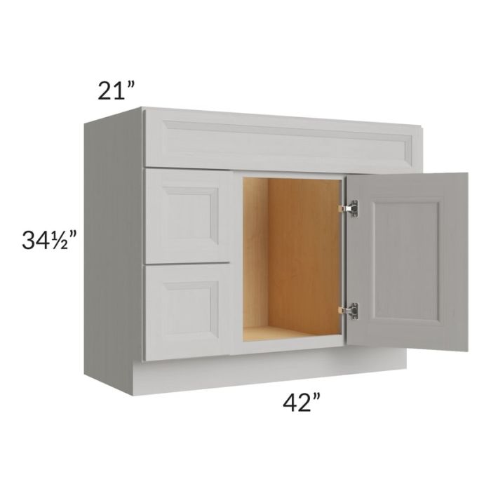42" Vanity Sink and Drawer Combo