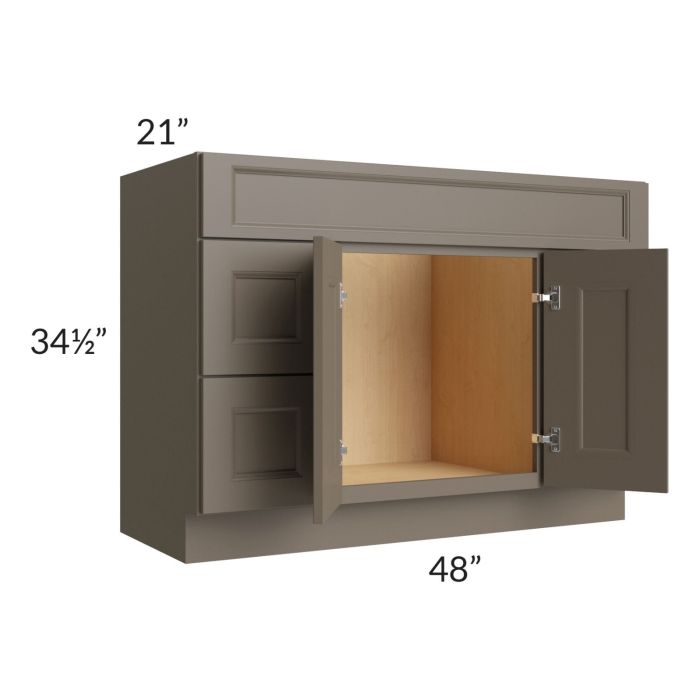 Tuscan Stone 48" Vanity Sink and Drawer Combo