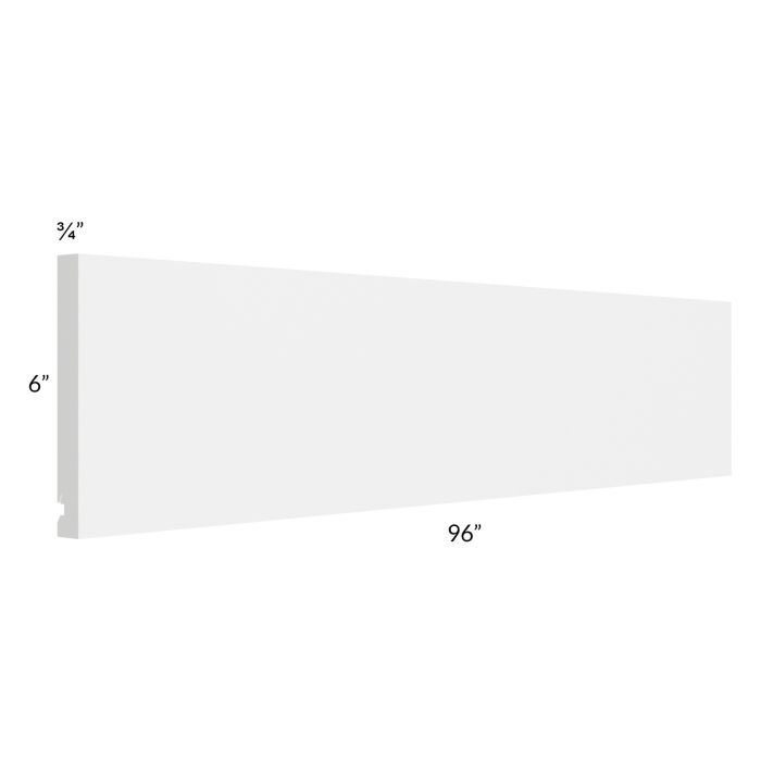 Milan White Gloss 96" Straight Valance