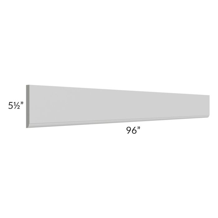 Midtown Painted Grey Shaker 96" Straight Valance